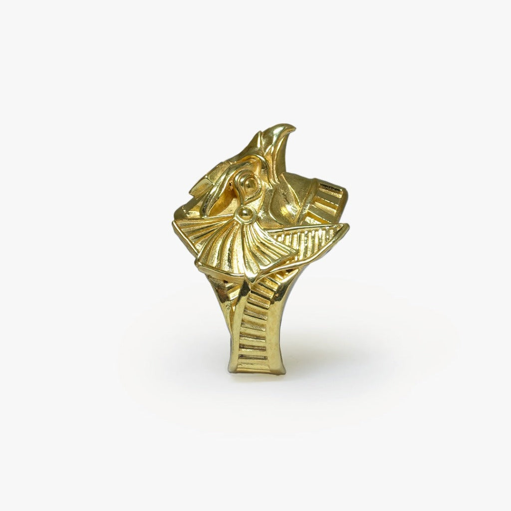 Anello Dio Horus Big Oro